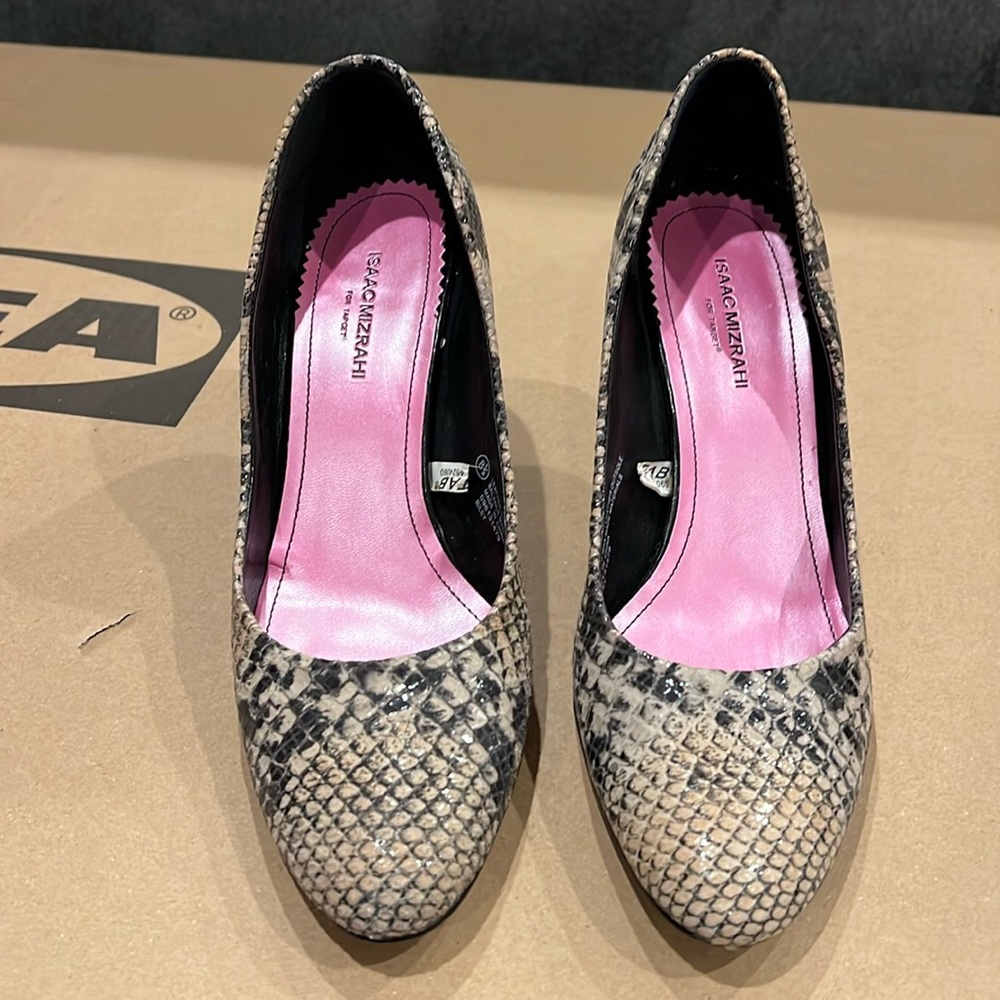 Isaac Mizraho for Target - Snakeskin Heels - 8.5